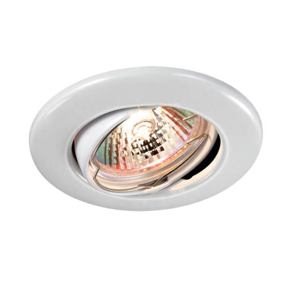 Встр.ПВ св-к IP20 GX5.3 50W 12V CLASSIC белый NOVOTECH