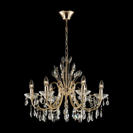 Люстра E14 6*40W VERSIA золотой/хрусталь ODEON LIGHT
