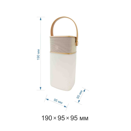 11-104 Музыкальный светильник (Bluetooth), встроенный аккумулятор 2200мА, корпус динамика золото Apeyron