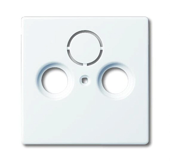 Busch-axcent Накладка для розетки СУ TV . альпийский белый IP20 ABB