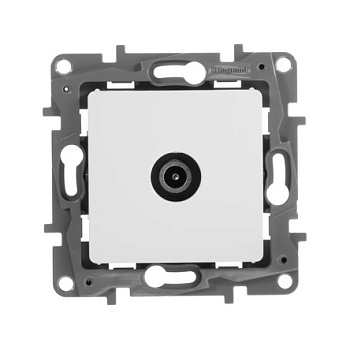 Etika Механизм розетки без лицевой панели СУ TV оконечная . белый IP20 Legrand