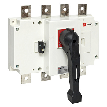 Рубильник-выключатель 400A 4П c рукояткой управления для прямой установки PowerSwitch EKF