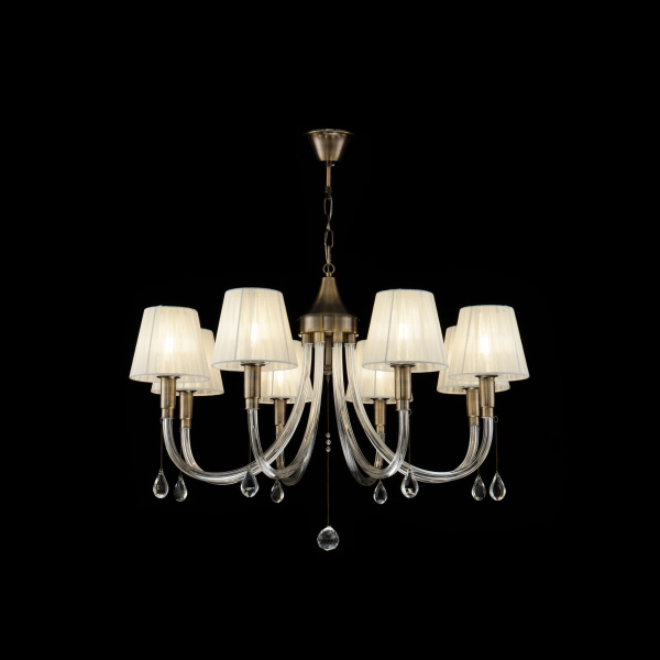 Люстра 8*E14 40Вт Бронза IP20 Betty FR2010PL-08BZ Freya