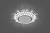 Светильник встраиваемый с белой LED подсветкой Feron CD4026 потолочный GX53 без лампы прозрачный
