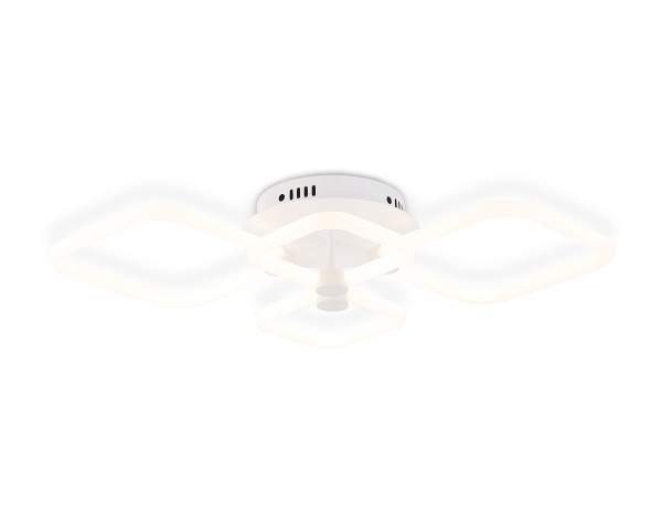 Потолочный светодиодный светильник с пультом FA3822/4 WH белый 3000K-6400K 86W 720*430*130 (ПДУ ИК) Ambrella Light