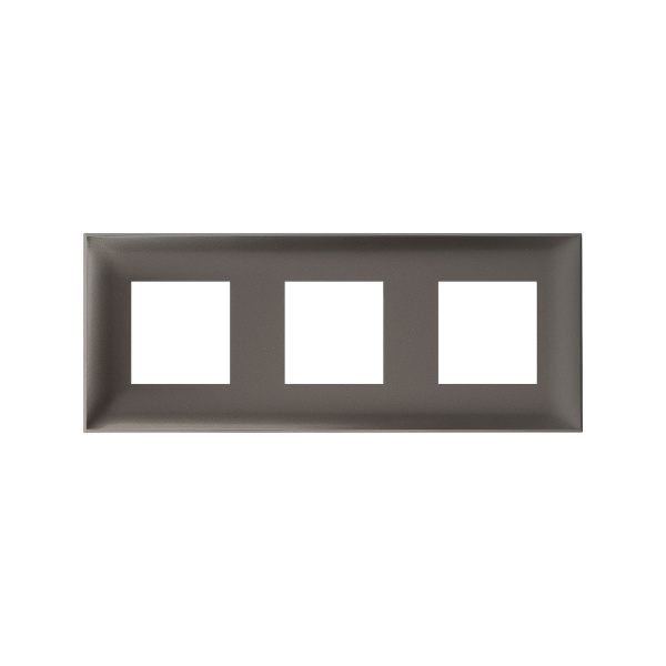 Рамка "Avanti", "Серый жемчуг", 3 поста (6 мод.) DKC