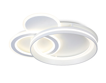 Светильник светодиодный потолочный с пультом FA8511/3 WH белый 143W 3000K-6400K 500*500*80 (ПДУ РАДИО 2.4G) Ambrella Light