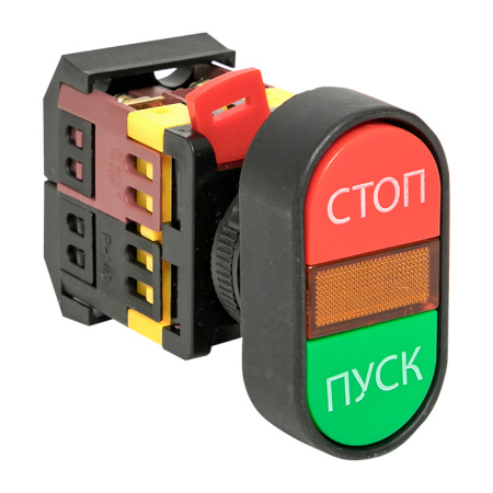 Кнопка APBB-22N "Пуск-Стоп" овальная 24В NO+NC PROxima EKF