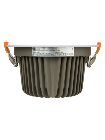 Светильник встраиваемый "Даунлайт" LED DCL-01-030 30 Вт, 4000 К, 80 Ra, IP20, прозрачный расс., TDM