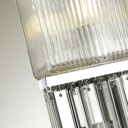 Бра E14 1*40W GATSBY хром/прозрачный/стекло ODEON LIGHT