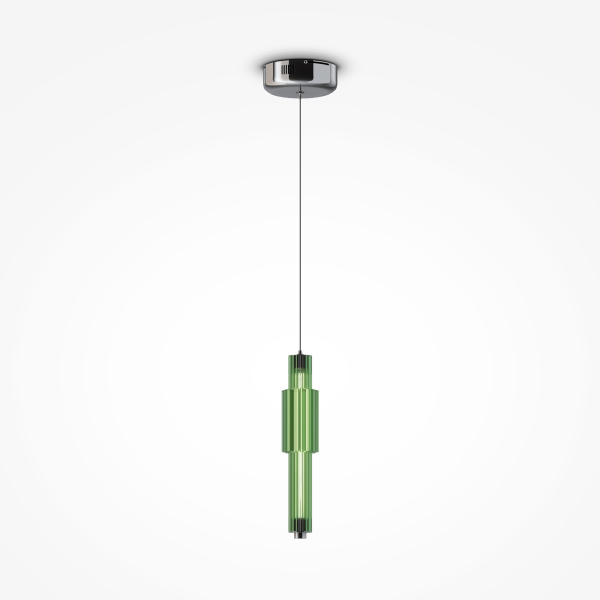 Подвесной светильник 1*LED 8Вт Хром IP20 Verticale MOD308PL-L9GN3K Maytoni