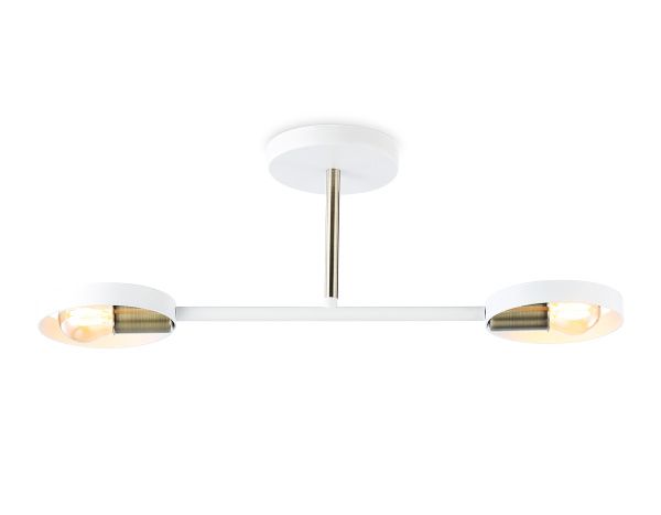 Подвесной светильник со сменной лампой TR8222/2 WH/SB белый/бронза E27/2 max 40W 510*165*190 Ambrella Light