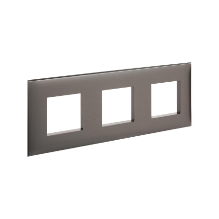 Рамка "Avanti", "Серый жемчуг", 3 поста (6 мод.) DKC