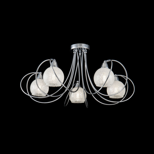 Потолочный светильник 5*E14 40Вт Хром IP20 Dana FR5023CL-05CH Freya