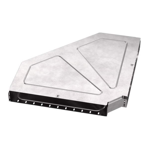 Угол горизонтальный 90 градусов с крышкой Стандарт 600х80 Промрукав