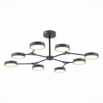 Светильник потолочный Серый,Черный/Серый LED 8*10Вт SLE6003-702-08 EVOLUCE