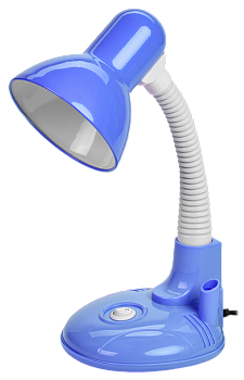 LIGHTING Светильник настольный 1005 с кармашком Е27 голубой IEK