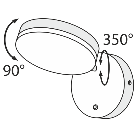 Бра 8Вт 3000K Черный IP20 Fad MOD070WL-L8B3K Technical