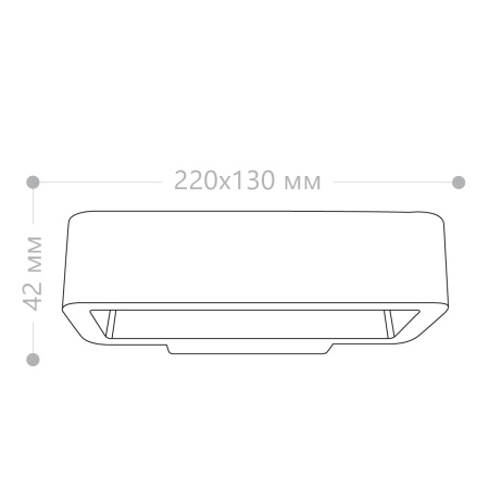 Светильник уличный светодиодный Feron DH011, 5W, 350Lm, 4000K, черный