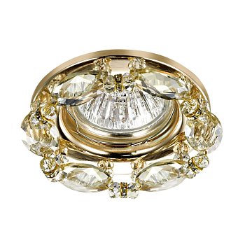 Встр.декор.св-к IP20 GX5.3 50W 12V VIK золото NOVOTECH