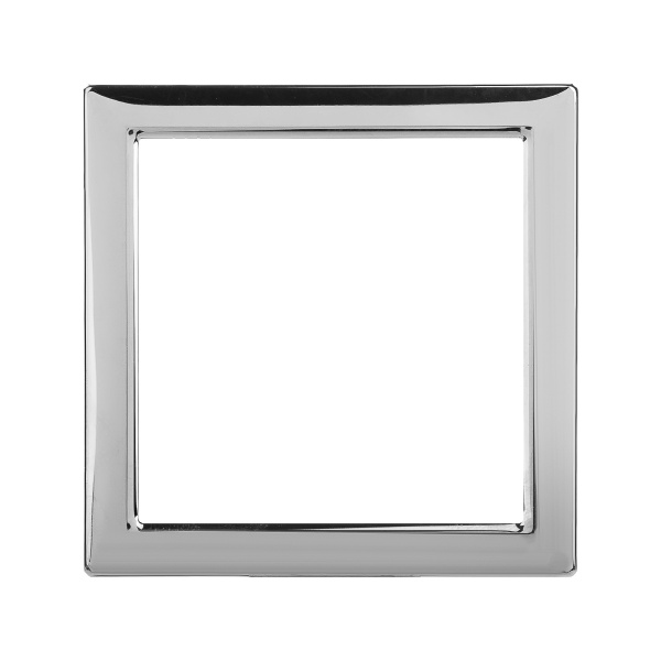 Декоративная вставка для металлических рамок Avanti хром, 1 пост (2 мод.) DKC