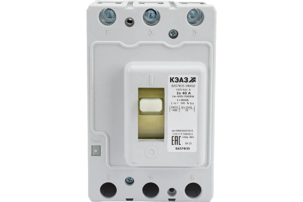 Выключатель автоматический ВА 57Ф35 40А 340010 РЭ400А