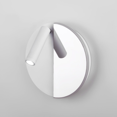 Настенный светодиодный светильник 10, 2Вт 4000К хром/белый IP20 Drom (a055361) Elektrostandard