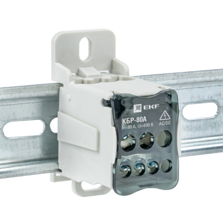 Блок распределительный КБР на DIN-рейку и монтажную панель 80A PROxima EKF