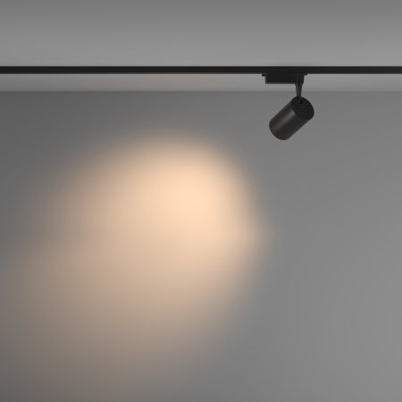 Трековый светильник LED 15Вт Черный IP20 Single phase track system Unity TR003-1-15W3K-M-B Technical Maytoni