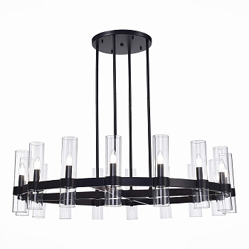 Люстра подвесная Черный/Прозрачный E14 16*15Вт SL1237.403.16 ST LUCE