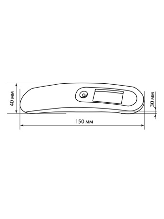 Безмен электронный "Этна 2", деление 0,01 кг, макс. вес 50 кг, подсветка дисплея, TDM