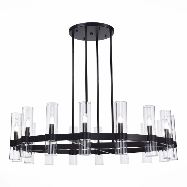Люстра подвесная Черный/Прозрачный E14 16*15Вт SL1237.403.16 ST LUCE