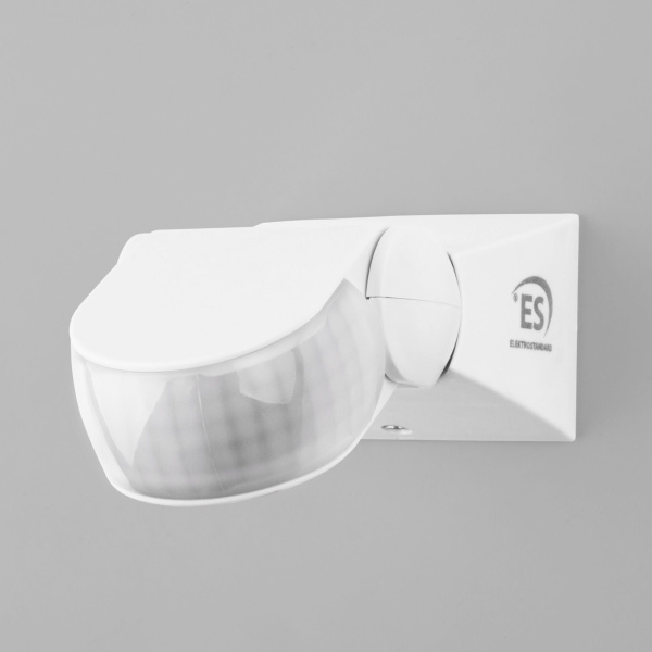 Инфракрасный датчик движения 12m 1,8-2,5m 1200W 180° белый IP65 (a034066) Elektrostandard