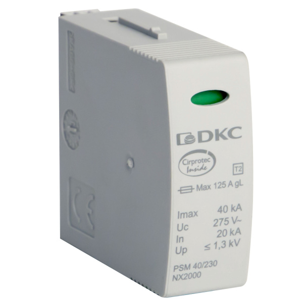 Сменный модуль к УЗИП, класс II, L-N DKC