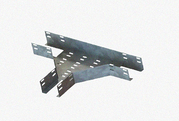 Лоток тройниковый перфорированный ОТ 200х65 У3, окрашенный, S1,5