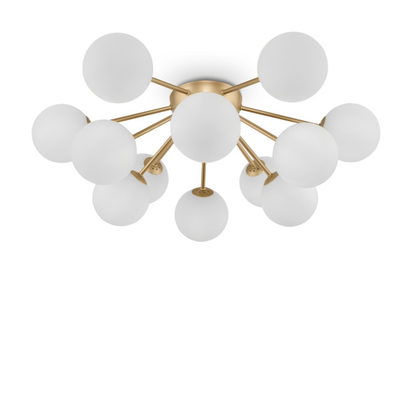 Потолочный светильник 12*G9 25Вт Матовое Золото IP20 Alexis FR5120CL-12G Freya