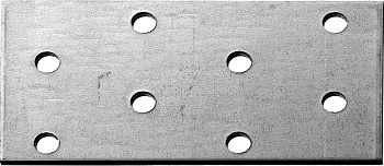 Пластина соединительная ПС-2.0, 40х80 х 2мм, ЗУБР