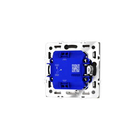 Выключатель встраиваемый Voltum S70 одноклавишный с подсветкой 10А, (кашемир)