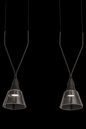 Подвесной светильник 2*GU10 40Вт Черный IP20 Hilo P063PL-02B Maytoni