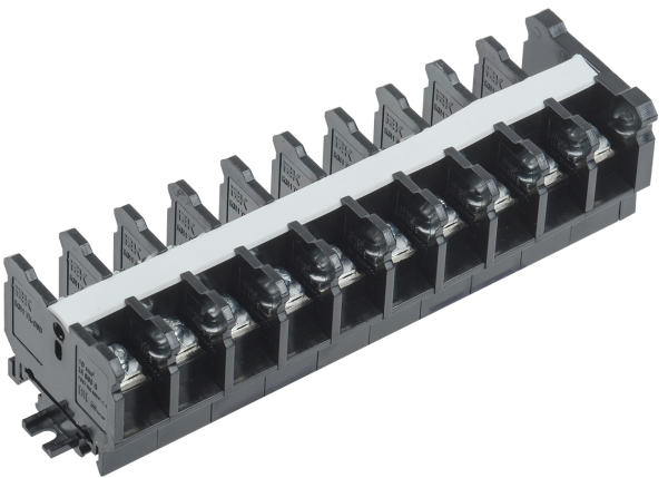 Блок зажимов наборный БЗН TK-060 10мм2 60А на DIN-рейку 10 пар IEK