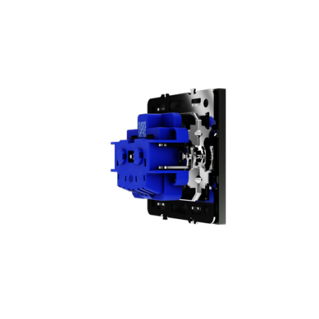 Розетка встраиваемая Voltum S70 с заземлением 16А, (титан)