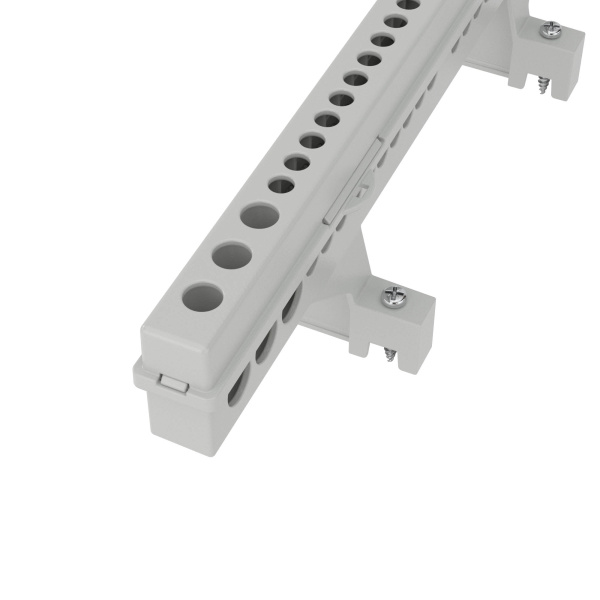 Клеммный блок (2х12 мод. + суппорты) в комплекте с крепежом DKC