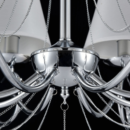 Люстра 8*E14 40Вт Хром IP20 Haley FR2909-PL-08-CH Freya