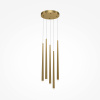 Подвесной светильник 5*LED 30Вт Латунь IP20 Cascade MOD132PL-L36BSK2 Maytoni