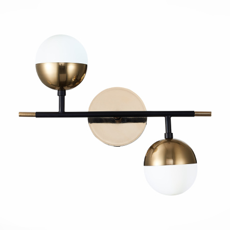 Бра Черный/Белый, Золотистый G9 2*5Вт 4000К SL1507.421.02 ST LUCE
