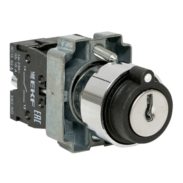 Переключатель BG33 3P с замком не возвратный 2NO PROxima EKF