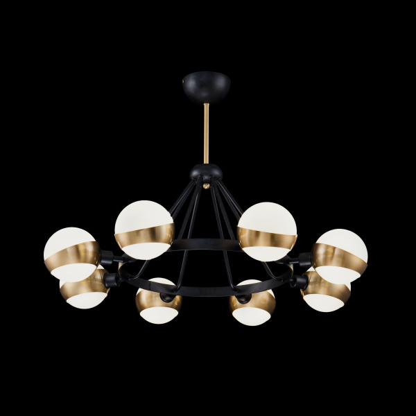 Люстра 8*E14 60Вт Черный IP20 Silvia FR5009PL-08B Freya