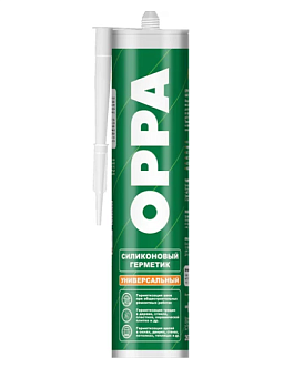 Герметик силиконовый универсальный OPPA U белый, 260мл