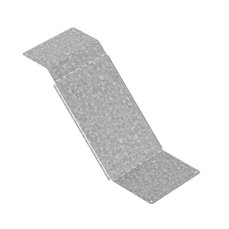 Крышка к повороту вертикальному регулируемому 200х100, толщ. 1,0 мм, гор. цинк Ostec