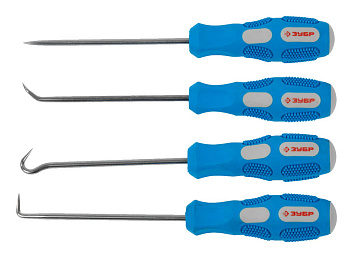 Набор "ЭКСПЕРТ" Крючки для слесарных работ, 4 предмета ЗУБР